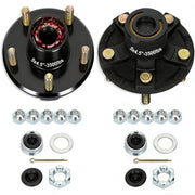 Redants hub front view showing secure 5-lug pattern for stable towing