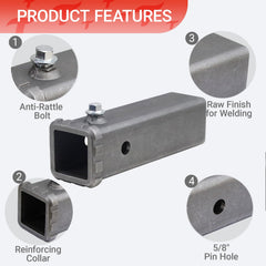 REDTEE anti-rattle bolt close-up demonstrating secure fit and reduced shank play