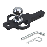 REDTEE front view showing sturdy ball mount and fast hookup benefit