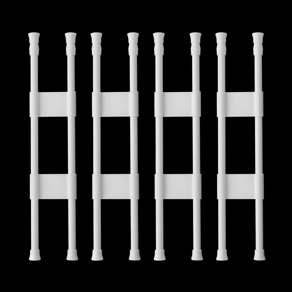 Reggory front packaging showing four sets and included baffles for easy setup