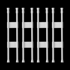 Reggory front packaging showing four sets and included baffles for easy setup