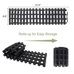 Reliancer close-up of textured TPR tread delivering superior anti-skid grip