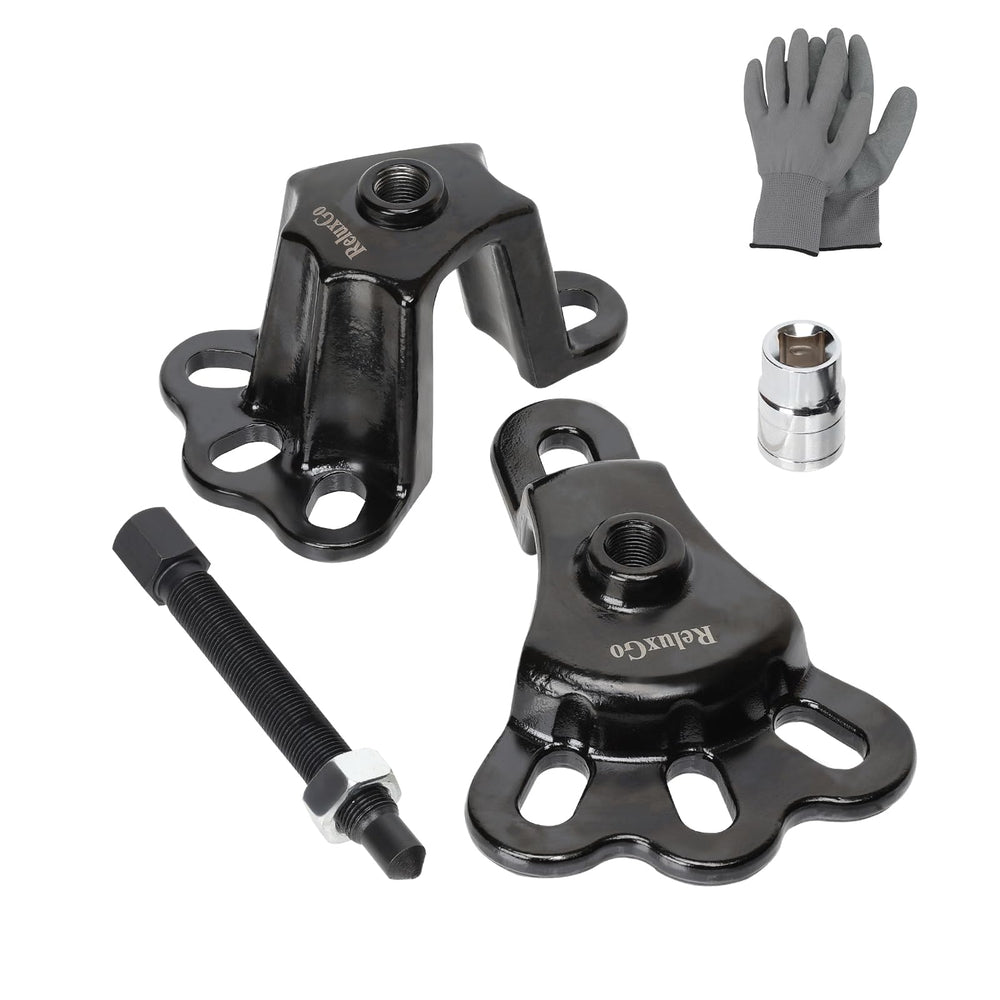 ReluxGo front hub puller full kit showing components and durable finish