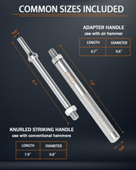 ReluxGo knurled striking handle detail for secure grip and better control
