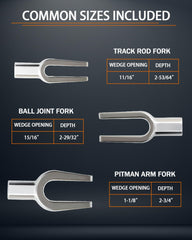 ReluxGo close-up forged fork tips showing durable corrosion-resistant finish