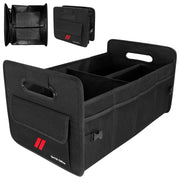 REMOCH front view showing full trunk organizer and clear compartments for easy loading