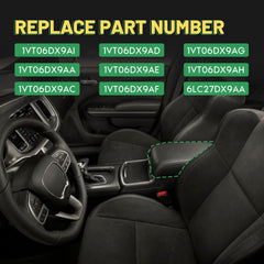 Rendrox installed in Dodge Charger console demonstrating seamless fit
