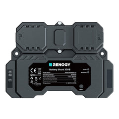 Renogy front view of shunt showing compact form and easy mounting benefit
