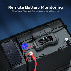 Renogy side view focusing on connection ports for quick system wiring benefit