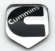 REOPEAI emblem front view showing chrome-black finish and crisp lettering for authentic look