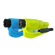 RESQME front view of two keychain tools showing compact safety design and reassurance