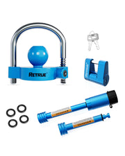 RETRUE blue lock set front packaging showing kit and benefit of complete protection