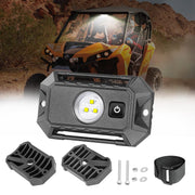 Rfroad Lighting front-facing dome light showing bright illumination benefit