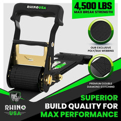 Rhino USA close-up of chock texture for durable slip-resistant grip