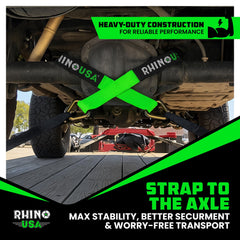 Rhino USA close-up of reinforced sleeve texture protecting strap wear
