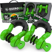 Rhino USA D ring shackle front view showing robust chromoly strength