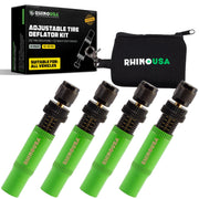 Rhino USA deflator kit front packaging showing four units and pouch for quick identification and readiness