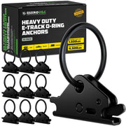 Rhino USA front view of powdercoat black O-ring showing solid construction and quick fit