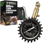Rhino USA front view of gauge showing dial for fast readings