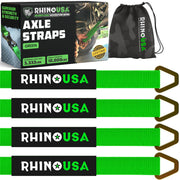 Rhino USA front packaging showing 4-pack and features for secure hauling