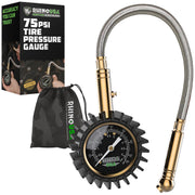Rhino USA front view of gauge showing durable build and clear dial, reliable readings