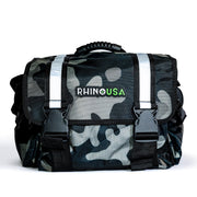 Rhino USA front view of bag showing pockets and compact design for organized storage
