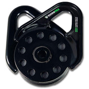 Rhino USA front view of snatch block showing compact durable design and capacity