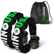 Rhino USA soft shackle front packaging showing kit benefits and brand