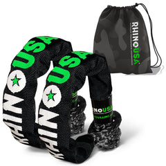Rhino USA soft shackle front packaging showing kit benefits and brand