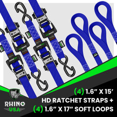 Rhino USA strap webbing texture highlighting strong weave benefit