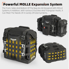 Rhinowalk saddlebag removable waterproof inner liner keeping contents dry benefit