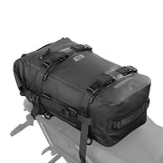 Rhinowalk tail bag front view showing compact shape and easy access benefit