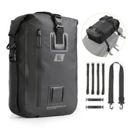 Rhinowalk tail bag front view showing compact waterproof storage benefit
