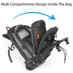 Rhinowalk water bladder and tube fitted for hands-free hydration