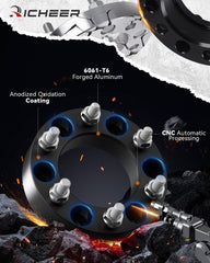 Richeer anodized finish detail demonstrating corrosion resistance and durable surface