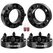 Richeer front face of spacer showing hub-centric ring and precise fitment benefit