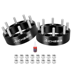 Richeer front face of spacer showing bolt pattern and fitment benefit