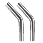 Richeer front view of 45° 2.5-inch elbow showing shape and fit benefits