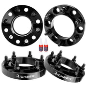 Richeer front view of 1 inch spacers showing fit and sturdiness
