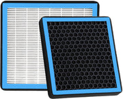 RICHWEI cabin filter front packaging showing model and fitment benefits