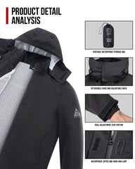 RIDEIRON two-way zipper access allowing quick under-jacket reach benefit