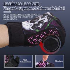 RIGWARL gloves in use on motorcycle handlebars showing improved comfort and control