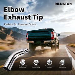 RILMATON close-up of chrome finish highlighting rust resistance and shine