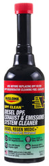Rislone 4744 bottle close-up with liquid pouring — shows texture and concentrate strength