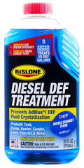 Rislone 4782 bottle front label showing product name and size, helps prevent DEF deposits