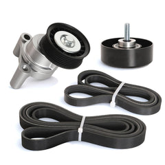 Riyhch front assembly showing tensioner fitted to Silverado, ensures correct belt alignment