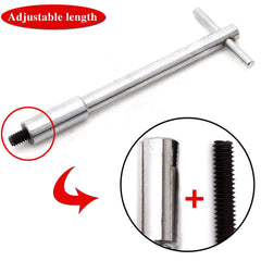 RJSPHH T-bar stud closeup threaded end for secure valve-cover fastening