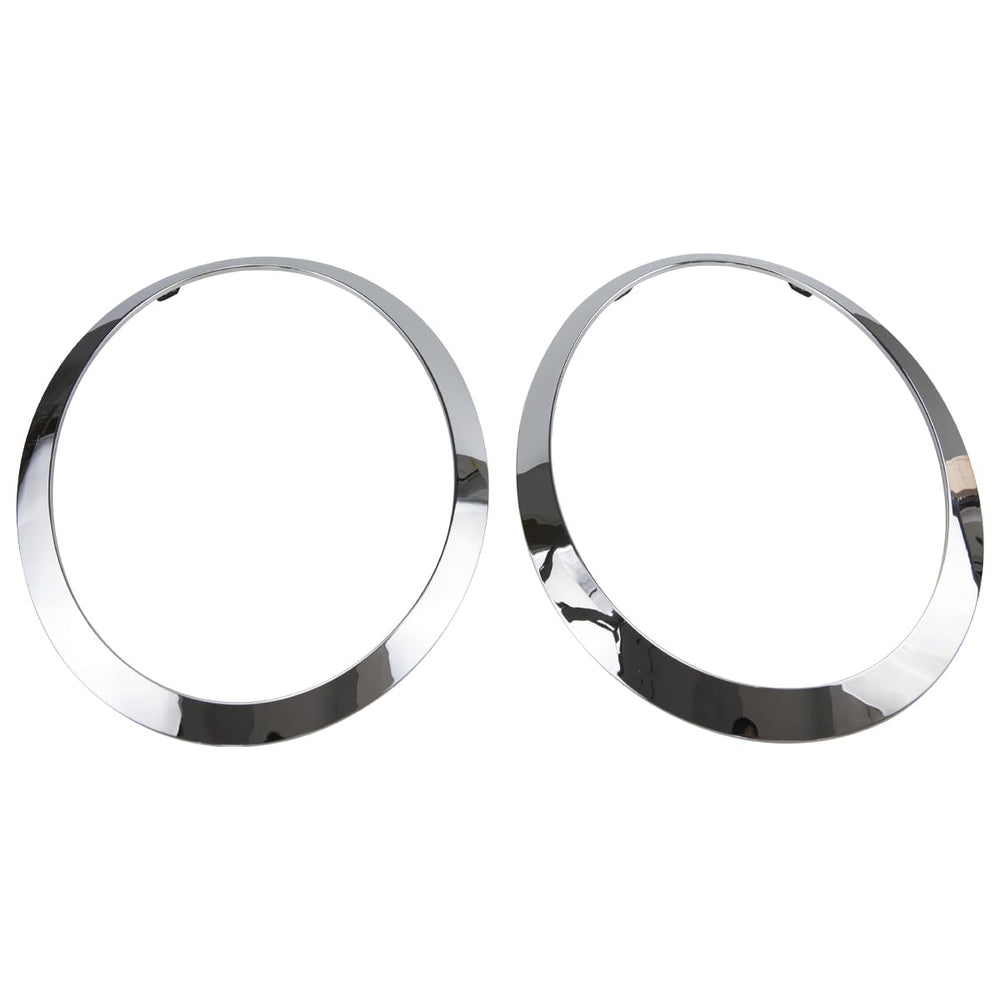 RLB-HILON front view trim ring showing chrome finish and exact fit benefit