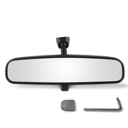RLB-HILON front view mirror showing clear reflective surface and fit benefit