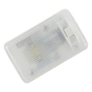 RLB-HILON front view of dome map light showing clean fit and finish for easy replacement